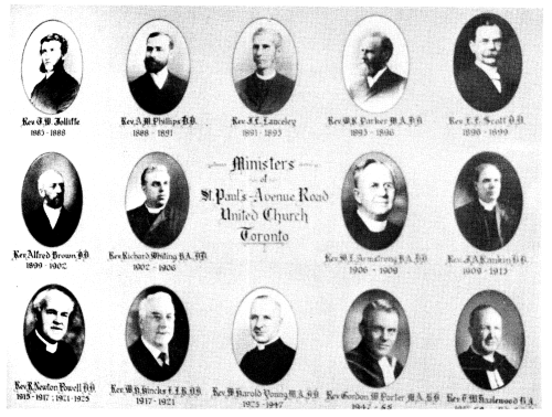 Ministers at St. Paul's - Avenue Road United Church