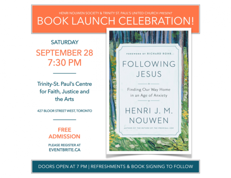 henri nouwen book launch